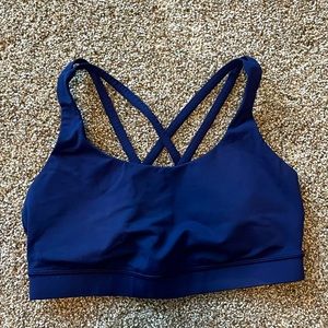 Lululemon Energy Bra sz 8 indigo blue